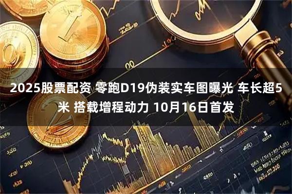 2025股票配资 零跑D19伪装实车图曝光 车长超5米 搭载增程动力 10月16日首发